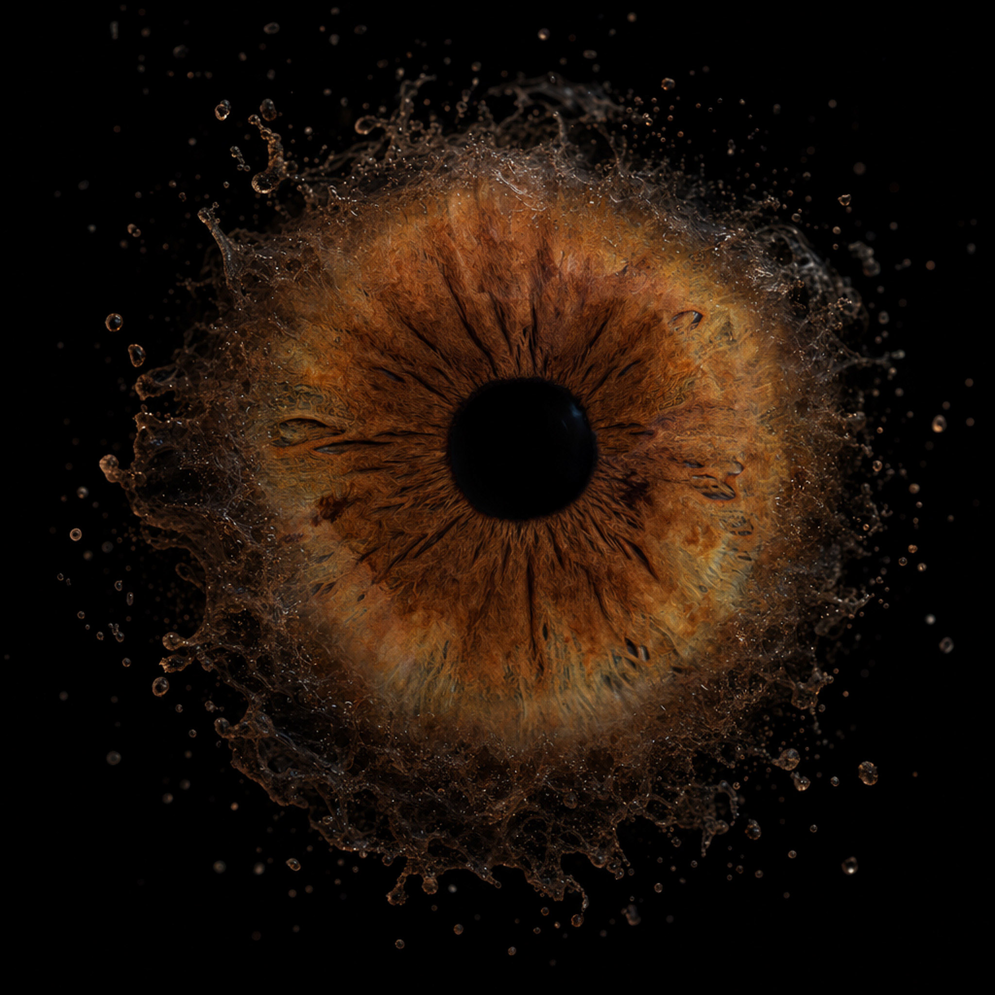 Iridography Signature – large format iris artwork