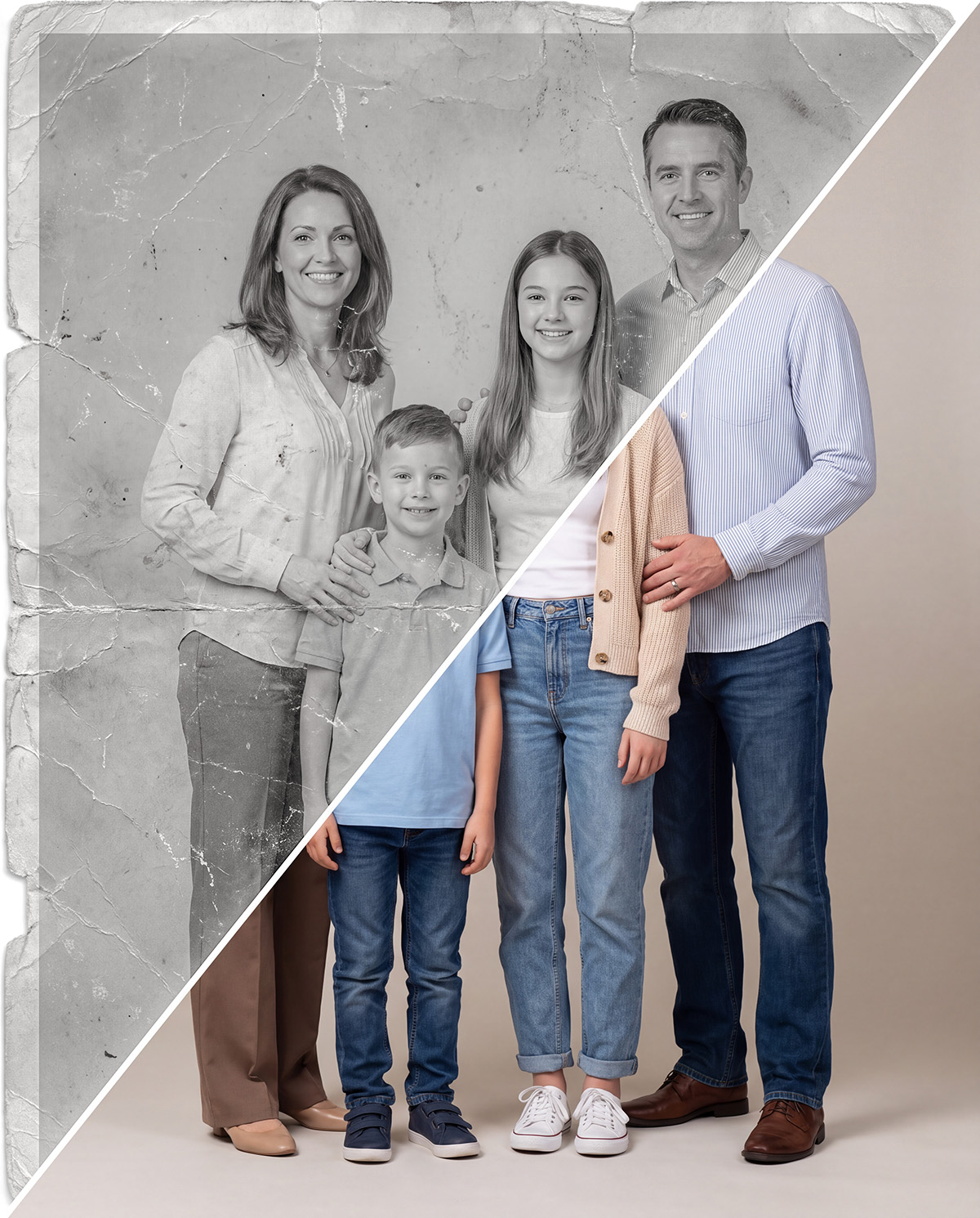 Digitising and restoring old photos – memory video, LA.ART Studio
